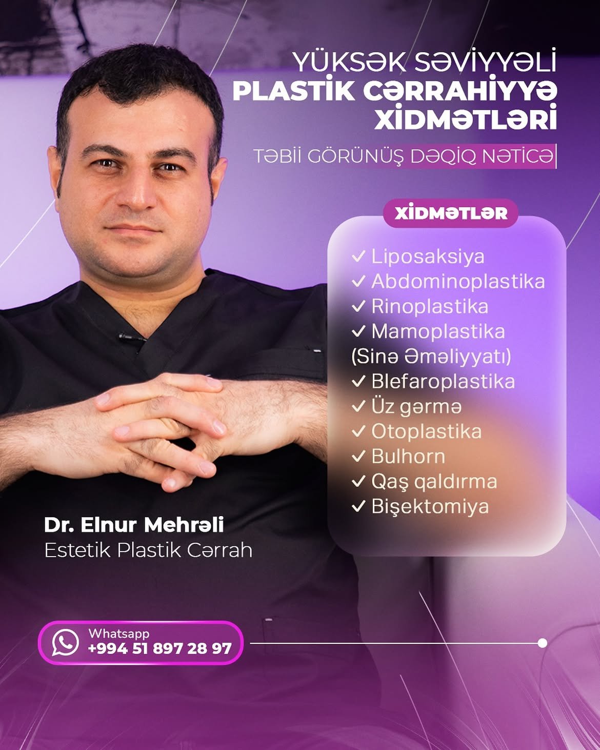 Dəyişiklik bəzən çox kiçik bir toxunuşla başlayır ✨Üz cizgilərinizdə harmoniya yaratmaq, baxışla…
